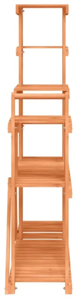 tömör fenyőfa virágtartó állvány 110x25x111 cm