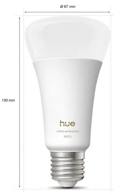 Dimmelhető LED izzó Philips Hue WHITE AMBIANCE E27/11,8W/230V 1000-20000K