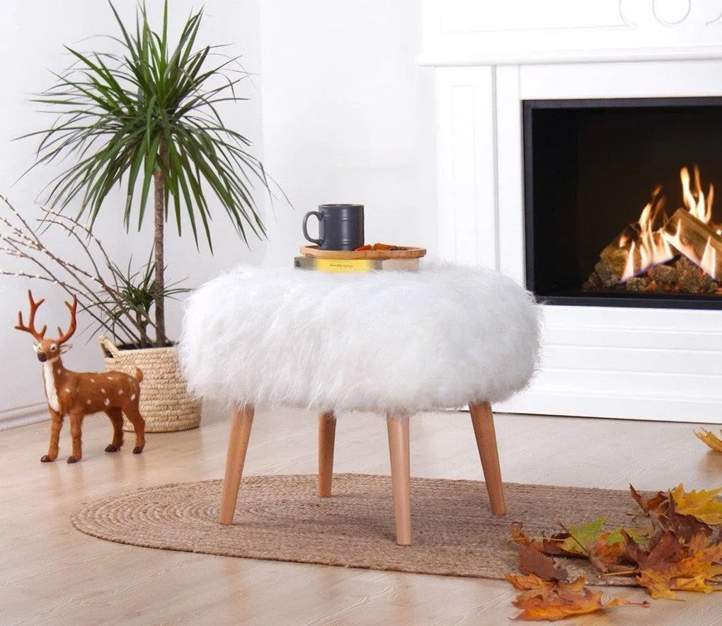 Puha Puff Deer - White