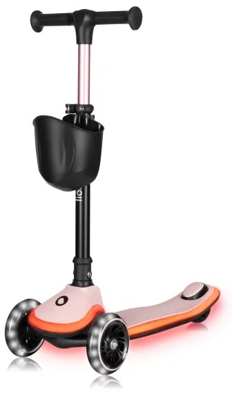 Lionelo - Gyerek roller MEY 3xAAA Pink Rose