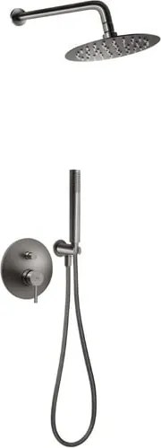 Novaservis Ferro Ciriculus zuhanyrendszer egykaros csapteleppel gun metal BCK7PGM-SET1-S