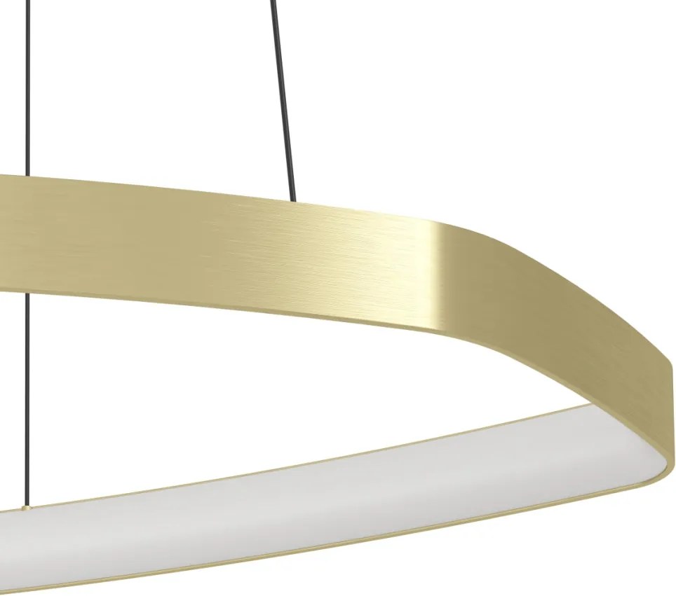 EGLO 900917 VALLEROSA Modern Led Függesztett Lámpa Fehér, Sárgaréz LED IP20