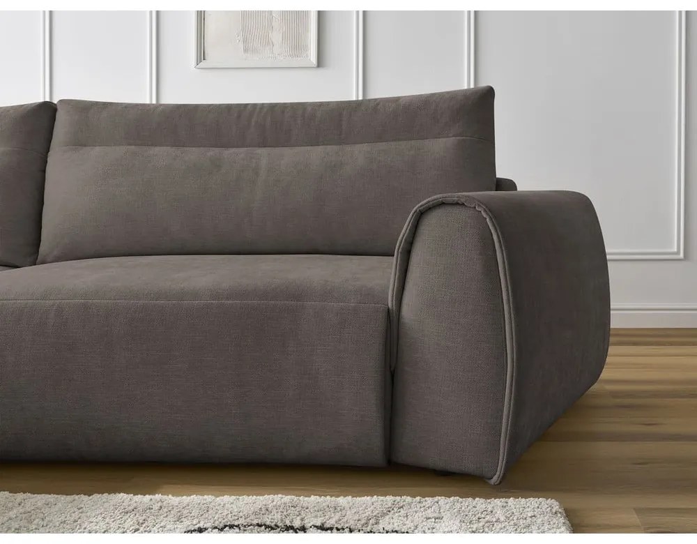 Barna sarokkanapé Aden – Bobochic Paris