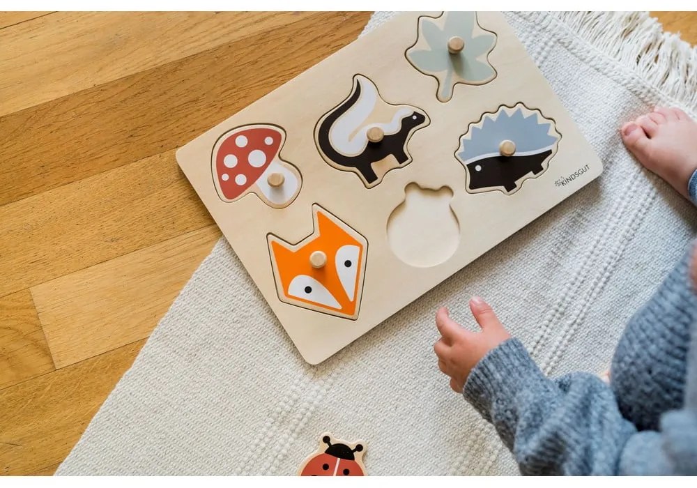 Fa formabeillesztős puzzle (részek száma 6) Forest – Kindsgut