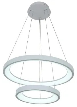 Brilagi - LED dimmelhető csillár kábellel FALCON SLIM LED/68W/230V Ø 50 cm fehér + távirányító