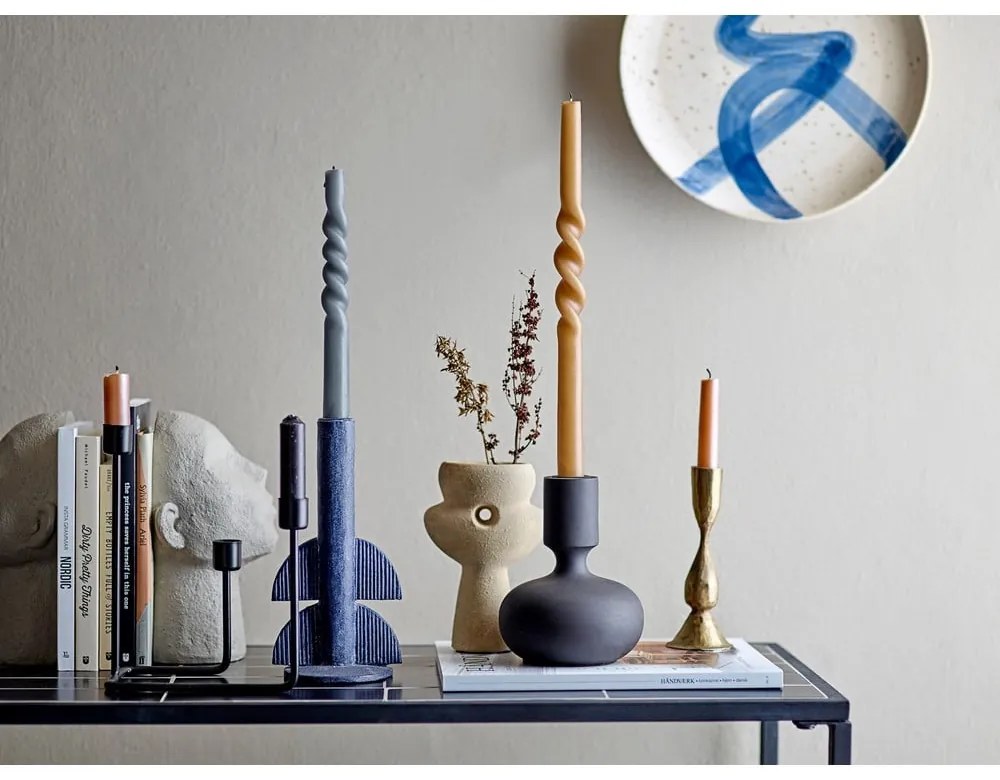 Ngoie bézs terrakotta váza, magasság 17 cm - Bloomingville