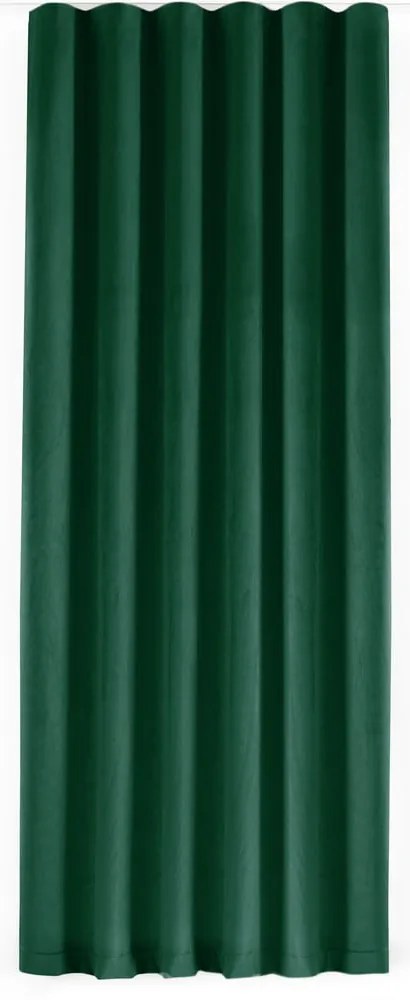 Zöld bársony dimout (részleges sötétítő) függöny 265x225 cm Velto – Filumi