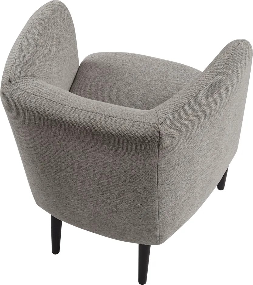 Fotel, világosszürke/fekete, ALIEN