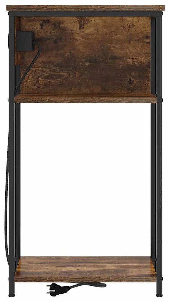 Éjjeliszekrény Füstölt tölgy 28.1 x 40.9 x 75 cm Faanyag