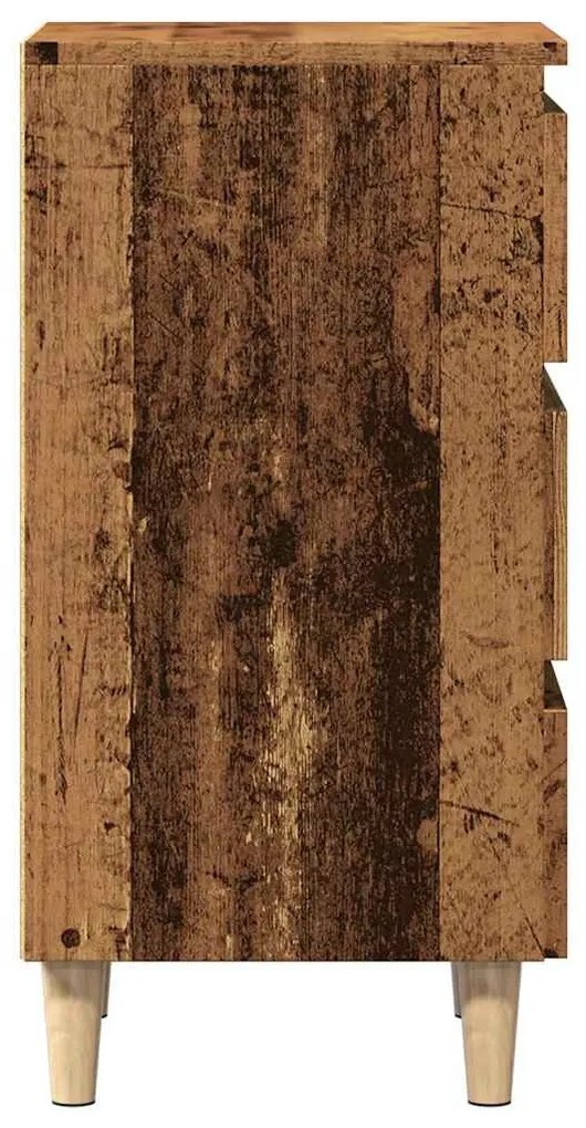 Éjjeliszekrény Régi fa 40x35x69 cm Gépelt fa