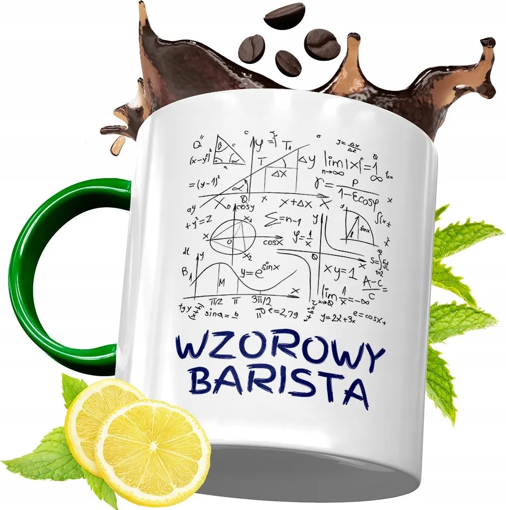 Zöld Bögre Baristáknak Születésnapi Ajándék fényképes nyomtatással