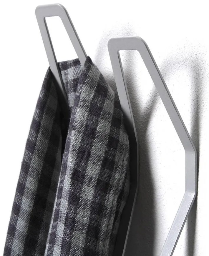 Design fali fogas dupla, szürke