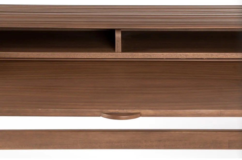 Barbier barna íróasztal kihúzható asztallappal - Zuiver