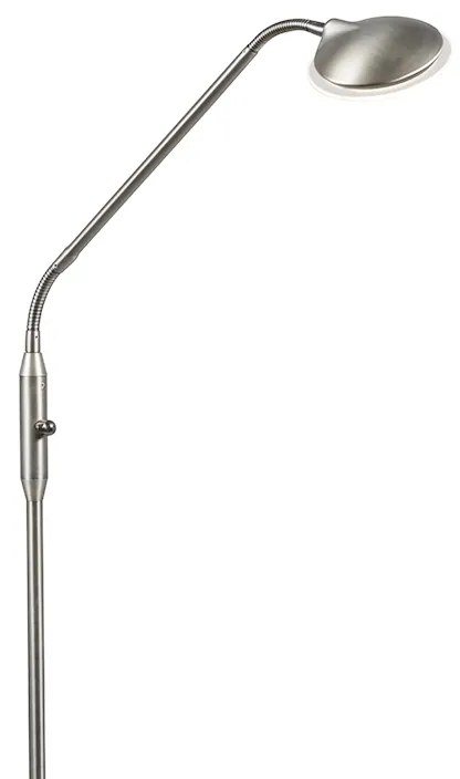 Modern acél állólámpa LED-del - Eva