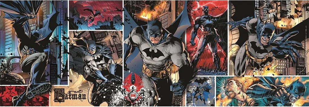 Batman Mosaic 1000 db-os panoráma Compact puzzle Clementoni