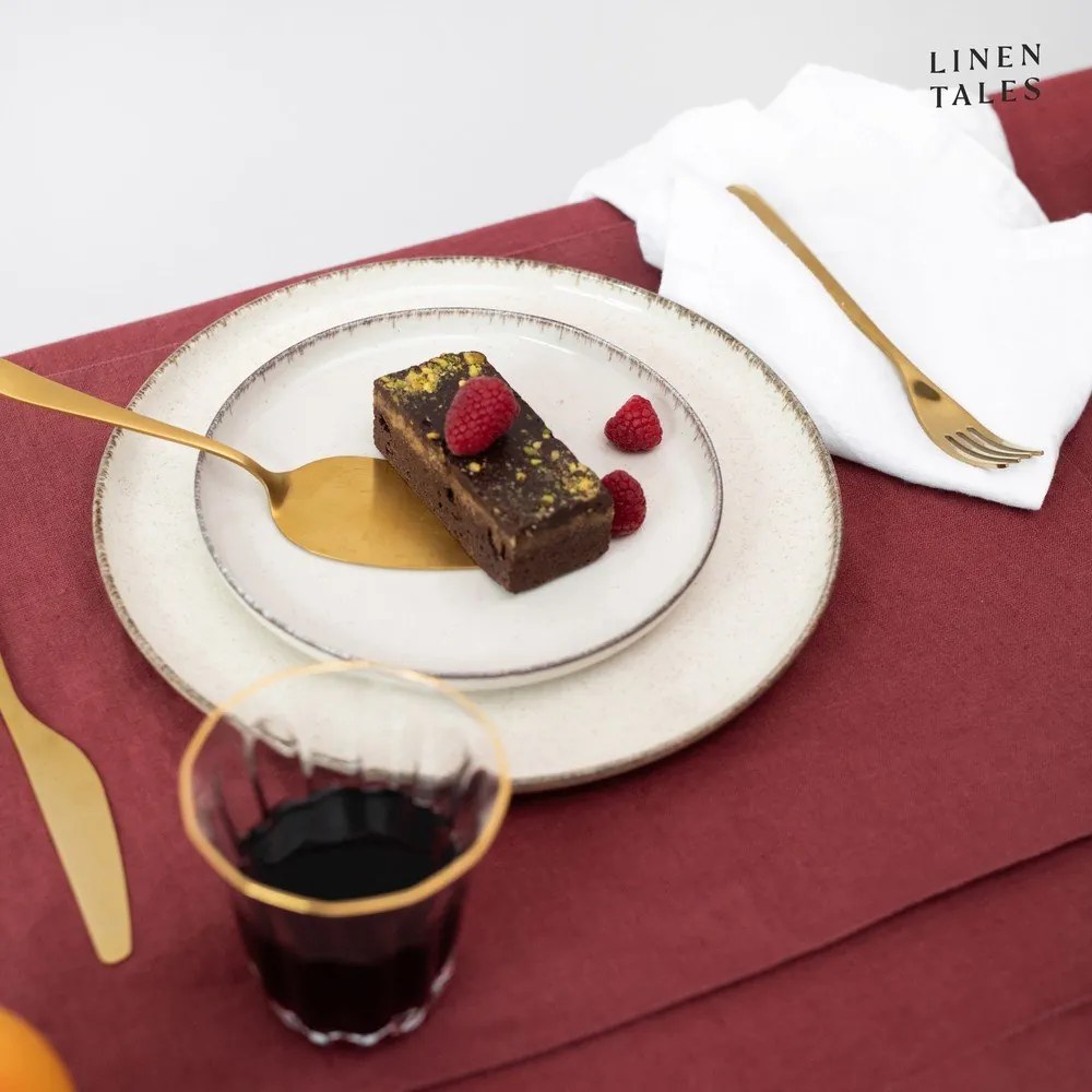 Len asztalterítő 140x250 cm Marsala – Linen Tales