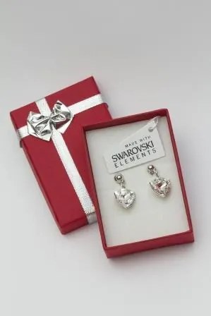 Swarovski-Crystals Fülbevaló Linda Crystal.MADE WITH SWAROVSKI CRYSTALS
