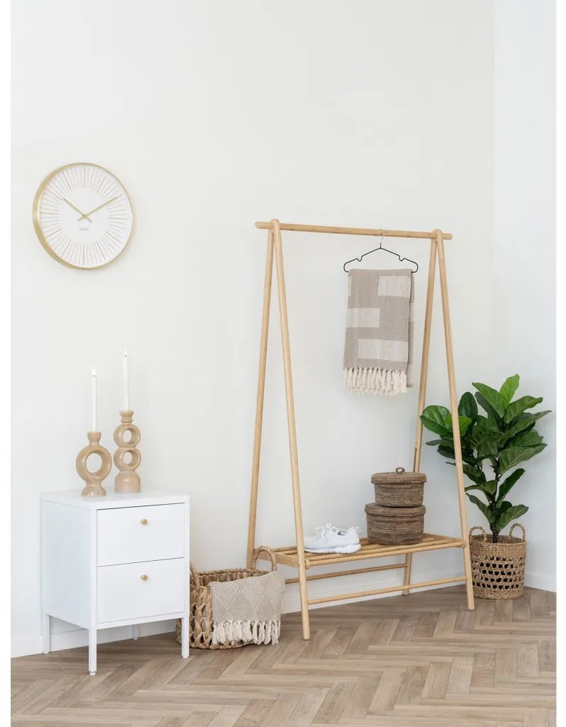 Dalby fiókos szekrény, 2 fiók, acél, fehér 40x40x59,5 cm