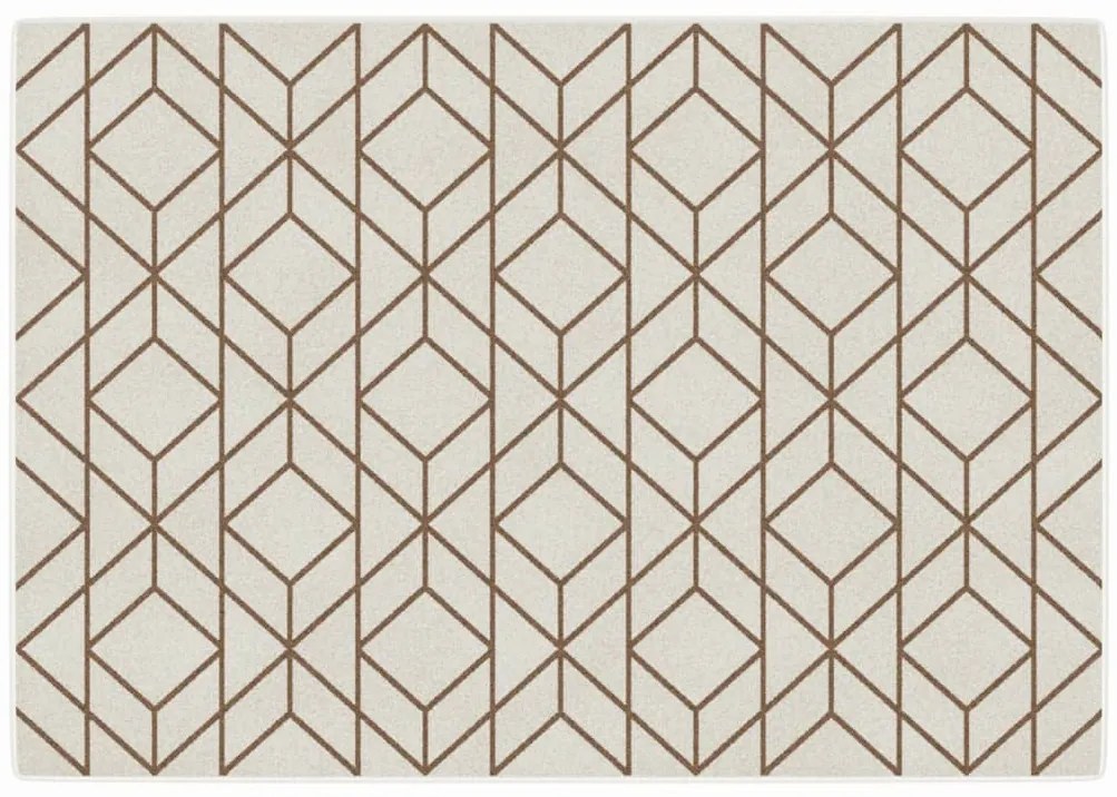 többszínű bel/kültéri csúszásgátló rövidszálú szőnyeg 160x230cm