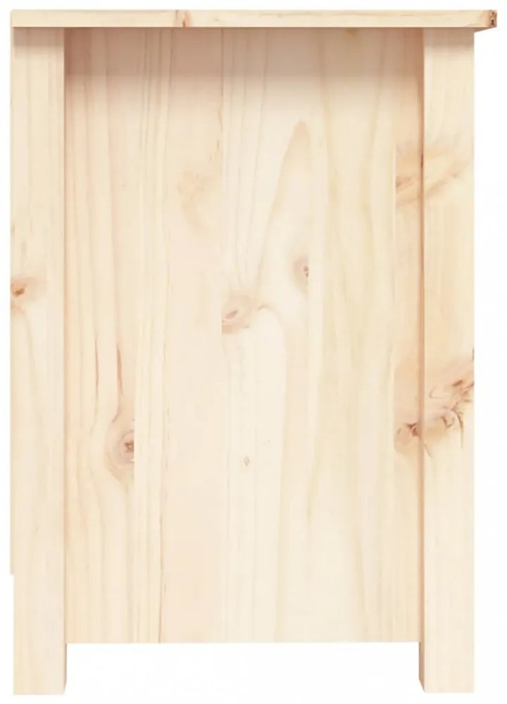 tömör fenyőfa TV-szekrény 103 x 36,5 x 52 cm
