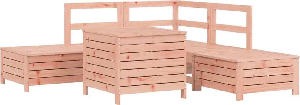 vidaXL 6 részes tömör duglászfenyő kerti kanapészett