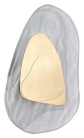 Searchlight 32983PB - DESTINY LED fali lámpatest LED/8W/230V fehér