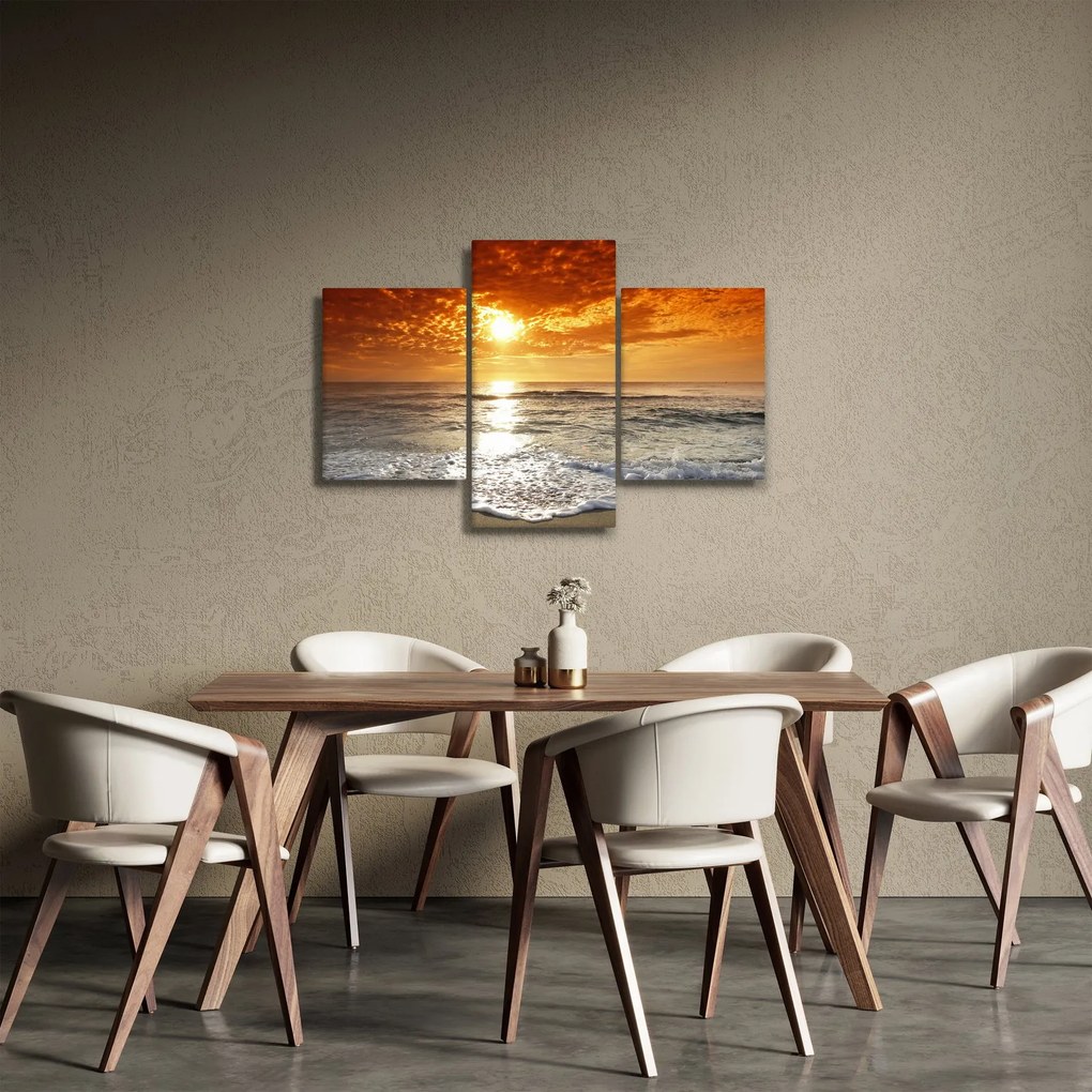 Naplemente Korzikán képe (90x60 cm)