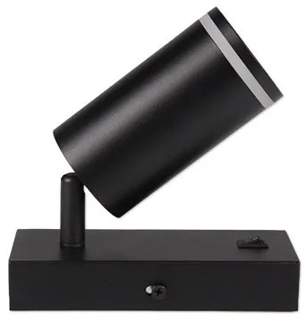 Fali spotlámpa 1xGU10/35W/230V fekete
