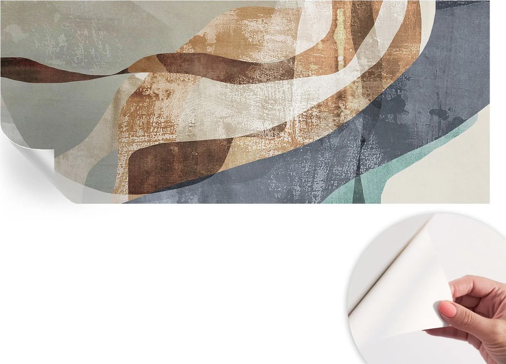 Fali fotótapéta Öntapadós a szobába Absztrakt kompozíció 250x104