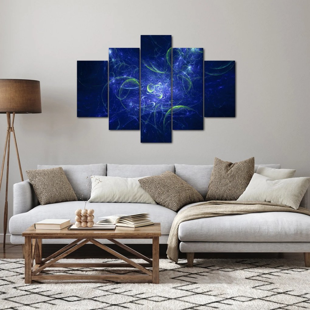 Kép - kék absztrakció (150x105 cm)
