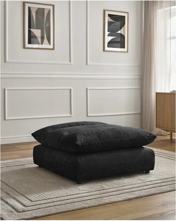 Fekete zsenília lábtartó Neil – Bobochic Paris