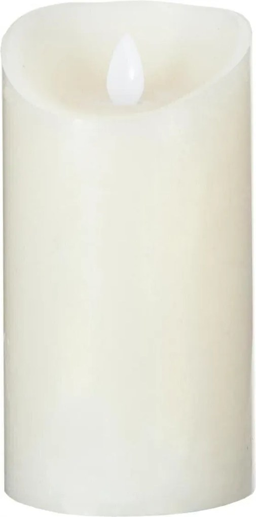 Led Gyertya 20cm krémszínű, energiatakarékos elemes