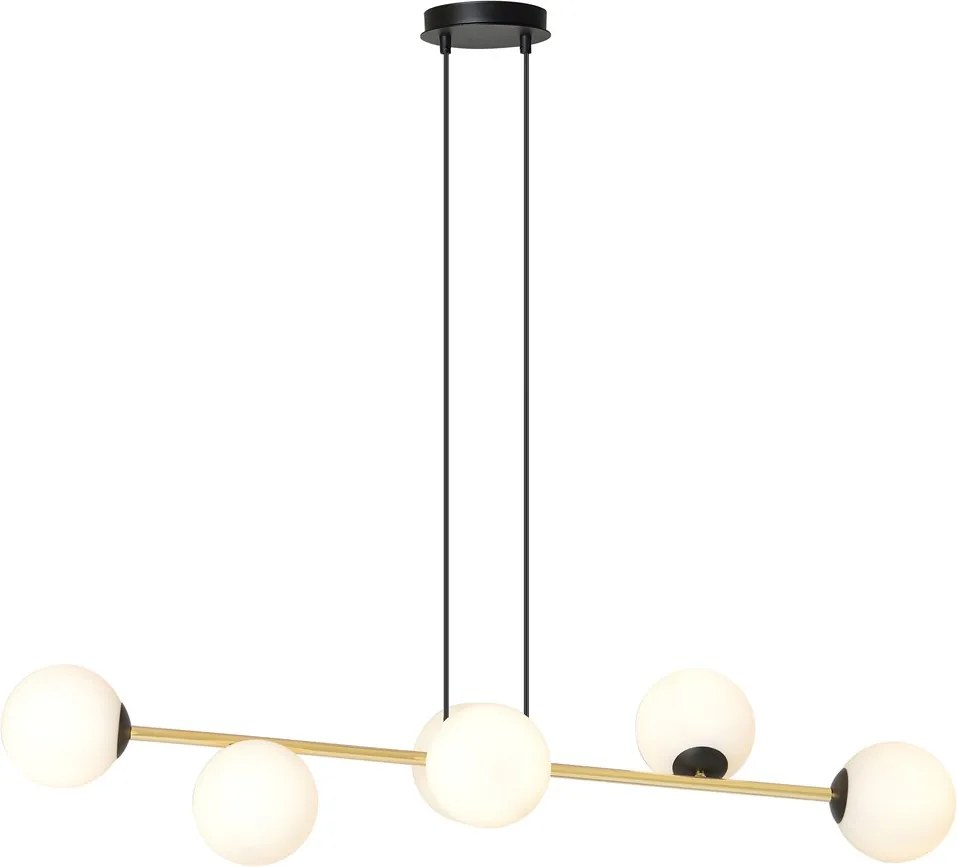 Emibig modern függeszték gravity fehér fekete arany emi1241/6