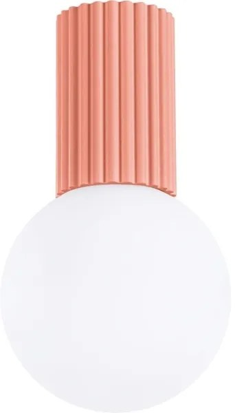 Sollux SL.1753 - Fürdőszobai mennyezeti lámpa HALO 1xG9/8W/230V IP44 rózsaszín