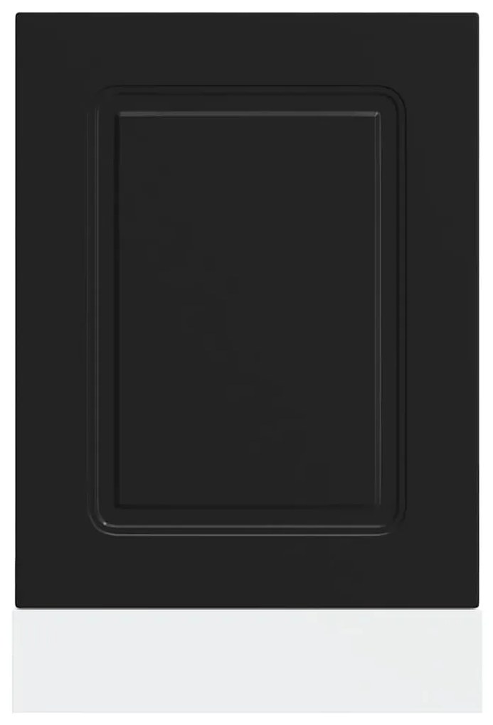 mosogatógép panel Kalmar Fekete 45x1,5x67 cm mérnöki fa