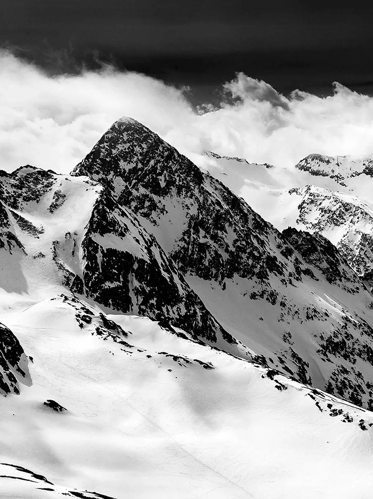 Fotótapéta Függőleges Hegyek csúcsok falfestmény Ragasztó Ajándék 206 x 275