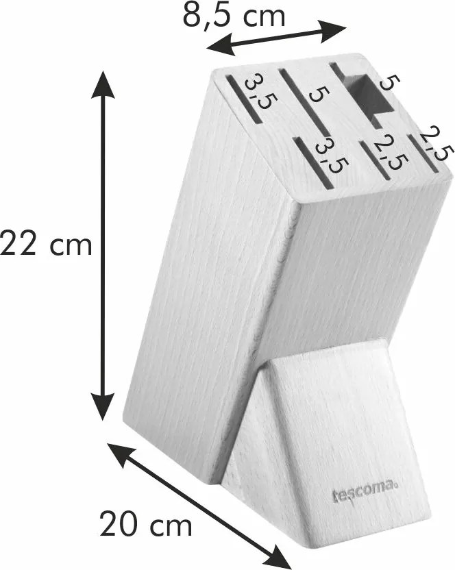 Tescoma NOBLESSE blokk 6 késhez, ollóhoz/élezőhöz, S