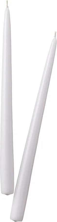 TWIN FLAME gyertya 31cm 2 db , fehér