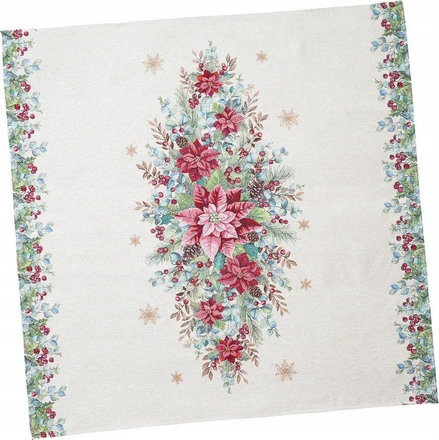 Abrosz gobelin 97x100cm-elegáns karácsonyi mintás téli mesefigura