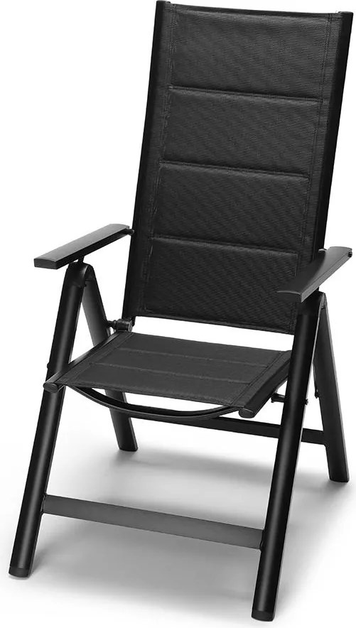 Avenberg ISLA PLUS állítható alumínium szék szett - 4db, fekete