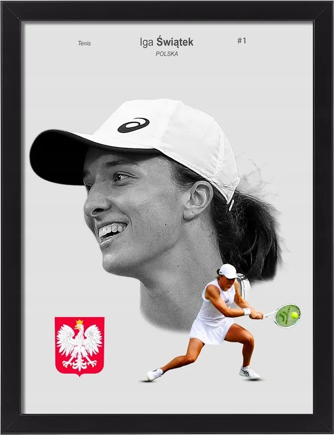 Iga karácsonyi keretes falikép tenisz keretben 40x30 cm