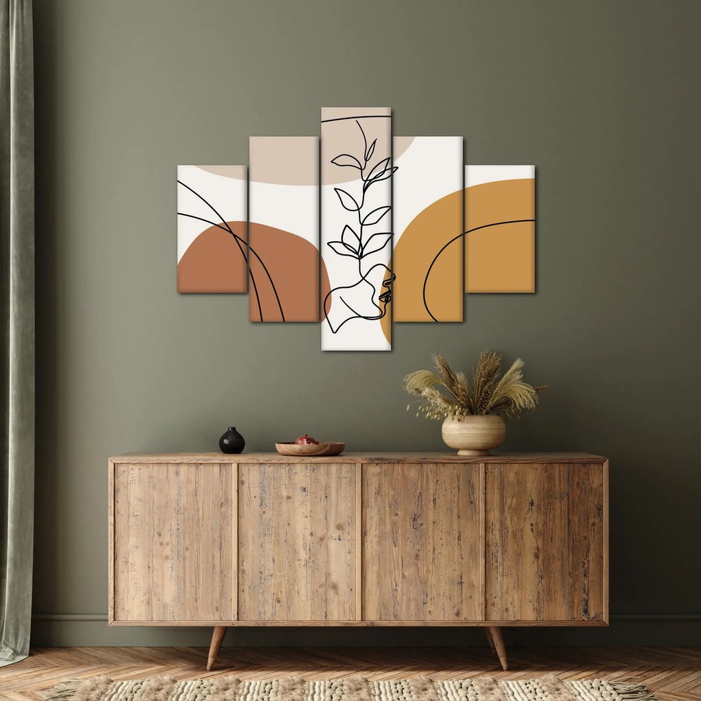 Kép - Boho formák (150x105 cm)