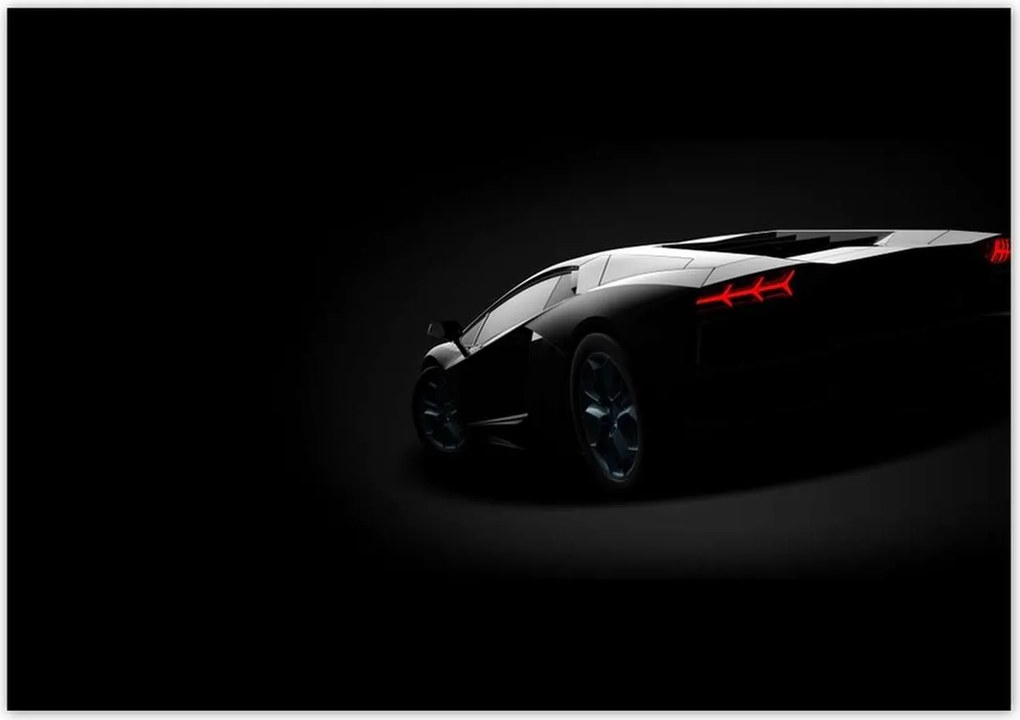 Poszterek 100x70 Fekete autó Autó