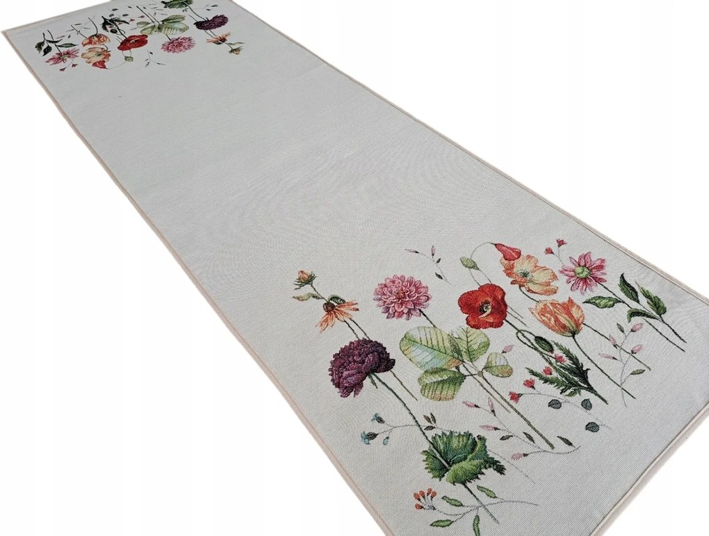 Gobelin futófelület 47x140 cm Virágos motívum Mezei virágok