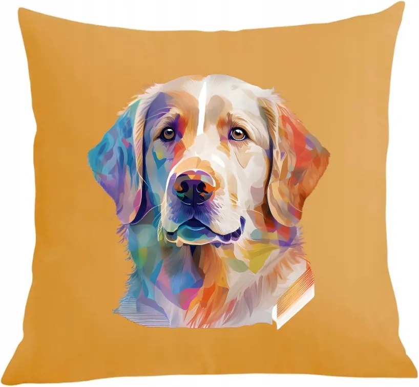 Párna párnahuzat Golden Retriever Kutya mintás