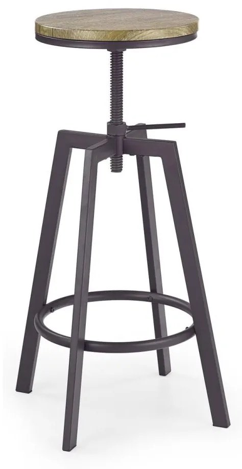 Bárszék 80x30 cm fekete