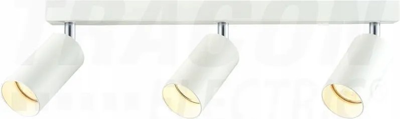 Mennyezeti spotlámpa, állítható, fehér 3xGU10 SPGU10MA3W