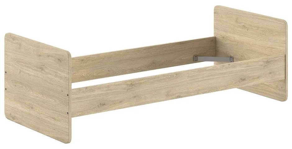 Natúr színű babaágy 60x120 cm Sam – Vipack