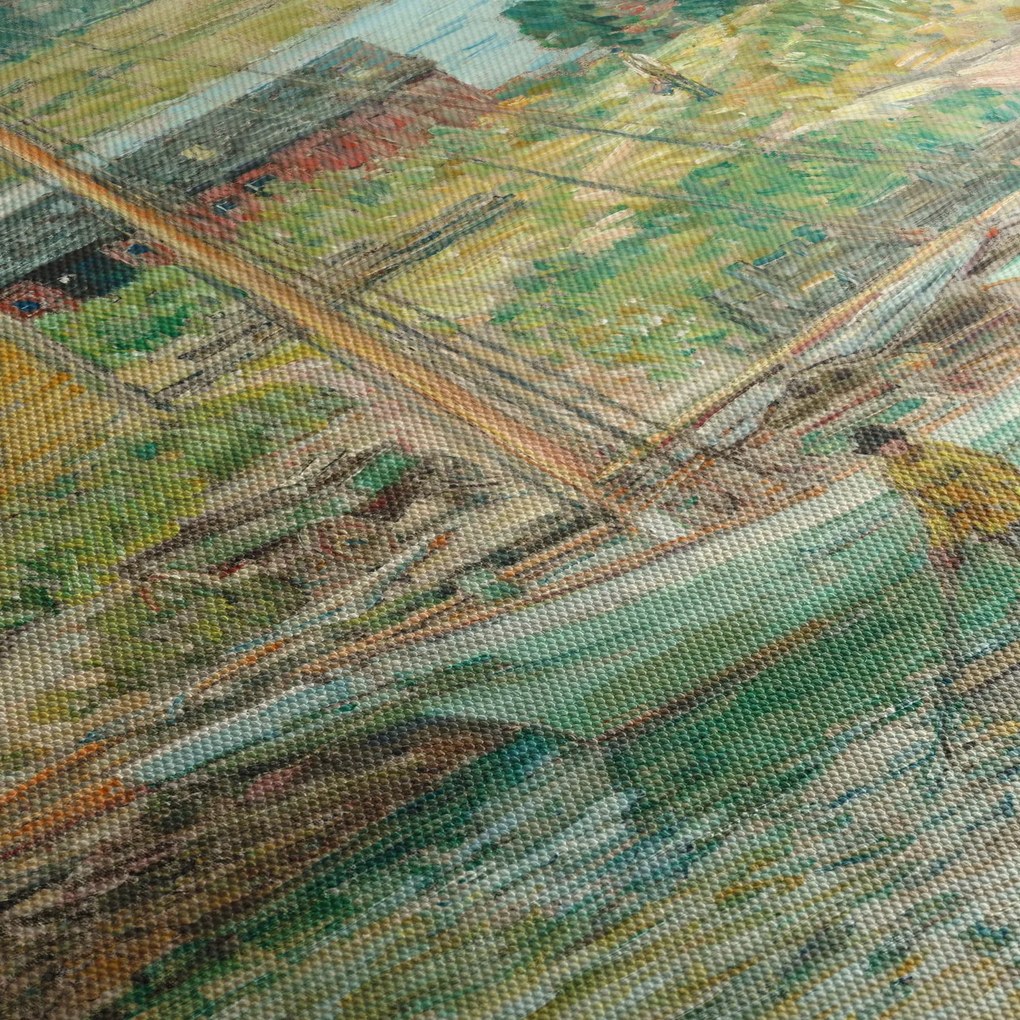 Kép - Childe Hassam, Oyster Sloop, Cos Cob, reprodukciók (90x60 cm)