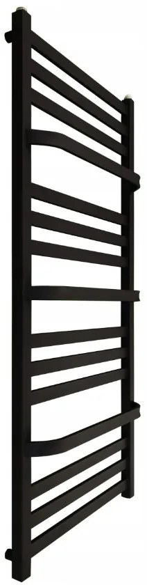 Regnis LOX DUO, fűtőelem 440x1500mm, 686W, fekete matt, LOXDUO1500/440/D400/FEKETE